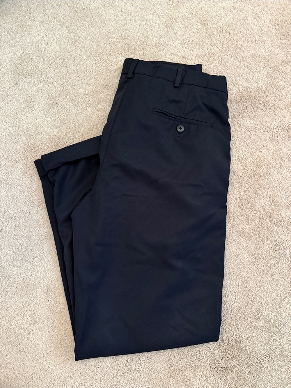 Haggar 👖 Men's NAVY Dress Pants - Modern Straight 32x30